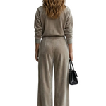 Élianne – Luxe Velour Elegance – Two-Piece Lounge Set
