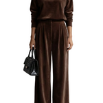 Élianne – Luxe Velour Elegance – Two-Piece Lounge Set
