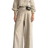 Elisavette – Tailored elegance – Two-piece wide-leg set