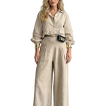 Elisavette – Tailored elegance – Two-piece wide-leg set