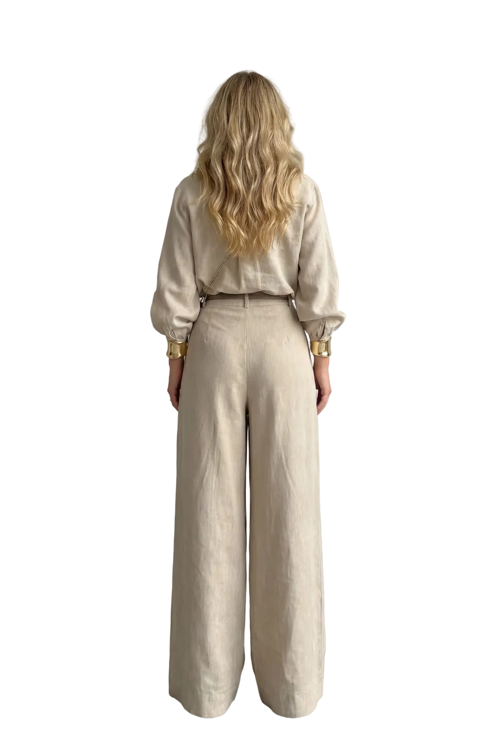 Elisavette – Tailored elegance – Two-piece wide-leg set