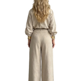 Elisavette – Tailored elegance – Two-piece wide-leg set