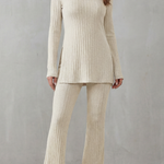 Elisianne – Ribbed elegance – Knit lounge set
