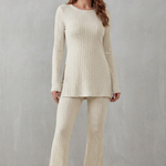 Elisianne – Ribbed elegance – Knit lounge set