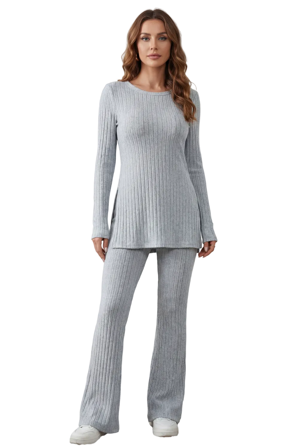 Elisianne – Ribbed elegance – Knit lounge set