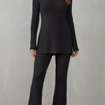Elisianne – Ribbed elegance – Knit lounge set