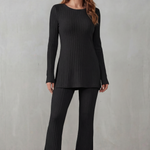 Elisianne – Ribbed elegance – Knit lounge set