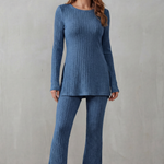 Elisianne – Ribbed elegance – Knit lounge set