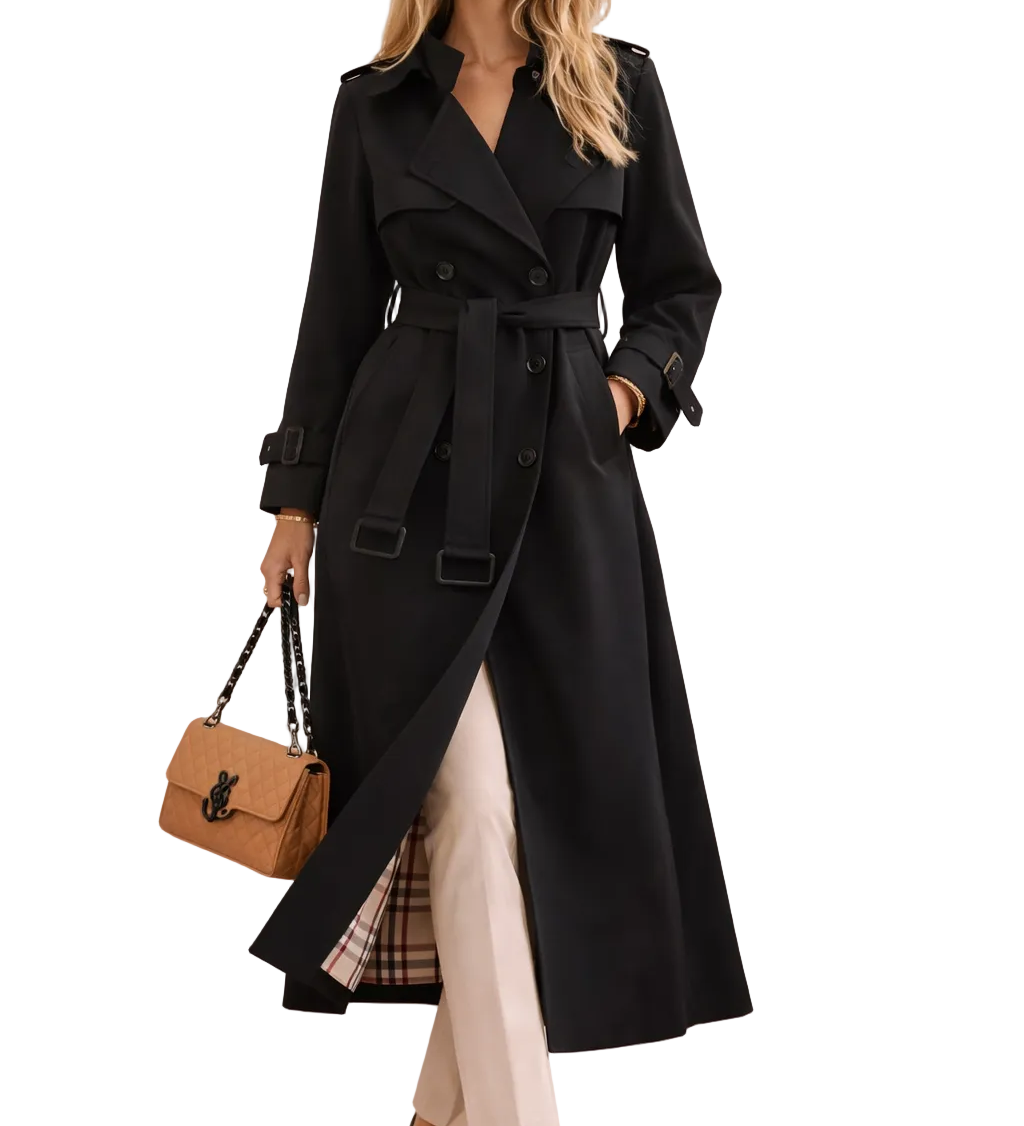 ELEGANT TIMELESS TRENCHCOAT