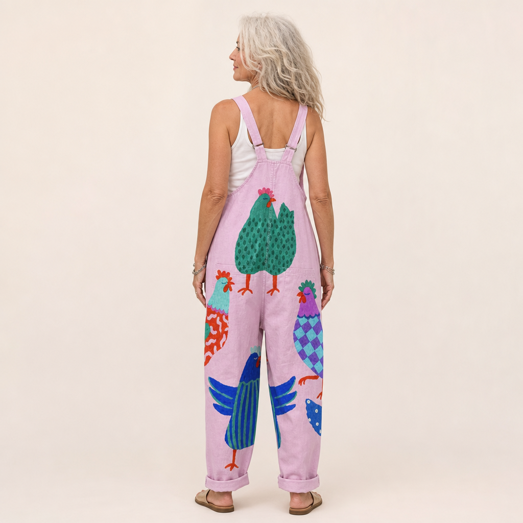 PRINTED COMFORT JUMPSUIT 5