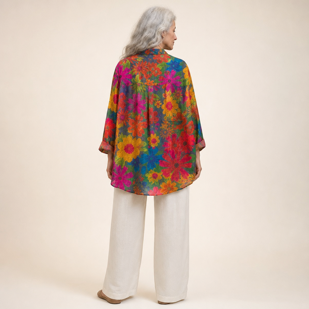 CLASSIC FLORAL BLOUSE 5