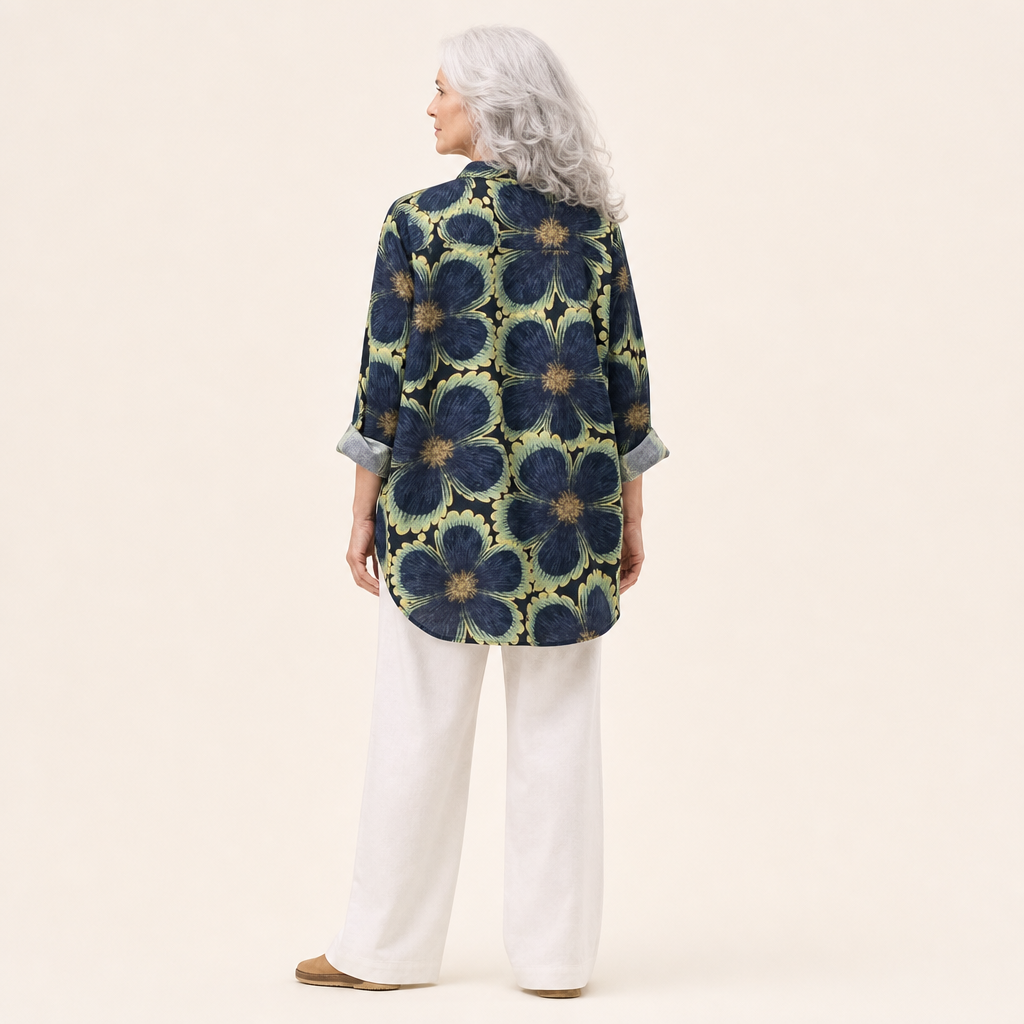 FLORAL SHIRT BLOUSE 1