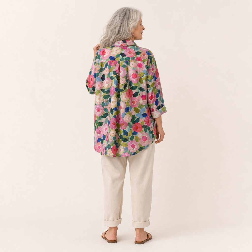 CLASSIC FLORAL BLOUSE 4
