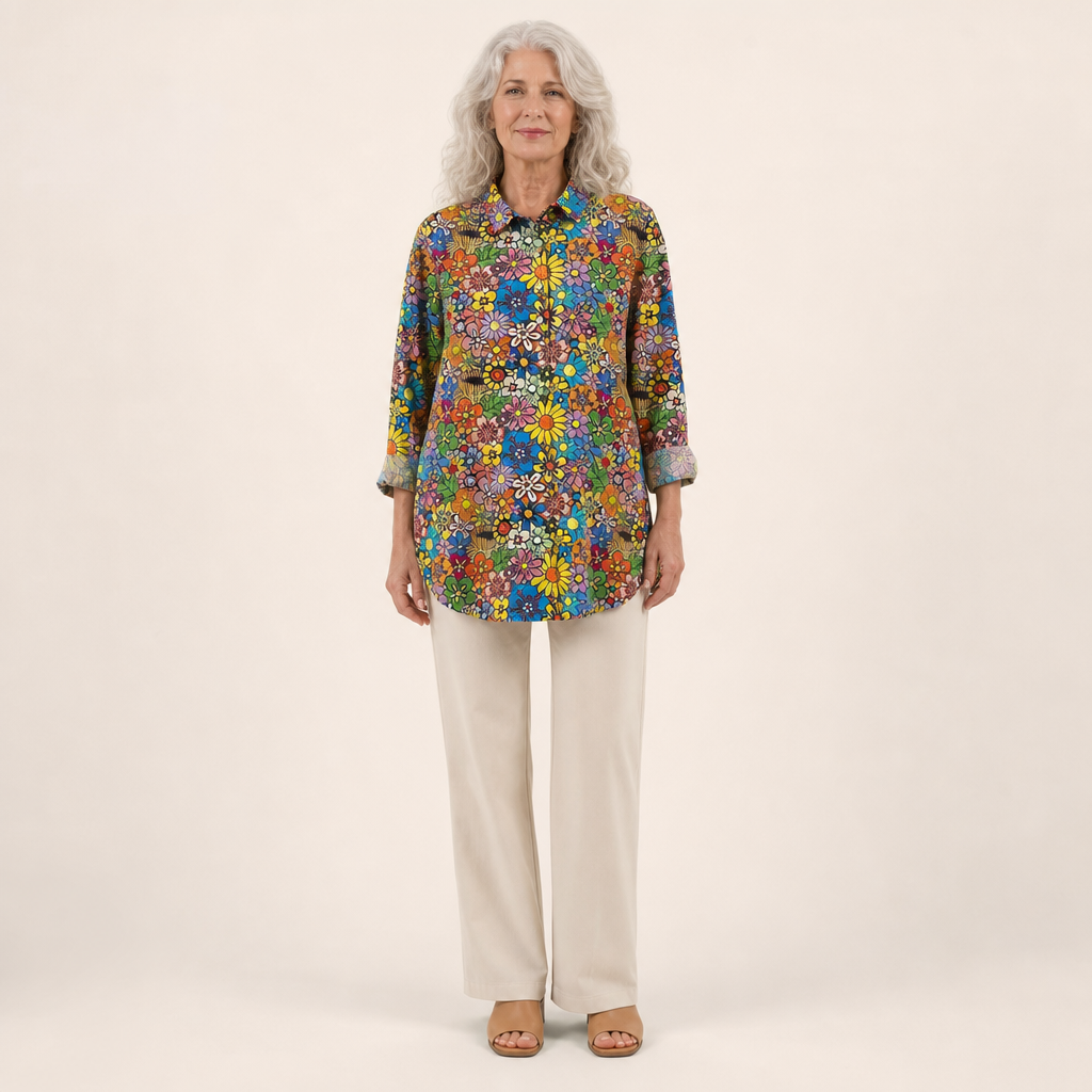 CLASSIC FLORAL BLOUSE 2