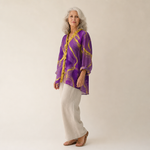 SPIRAL PRINT BLOUSE