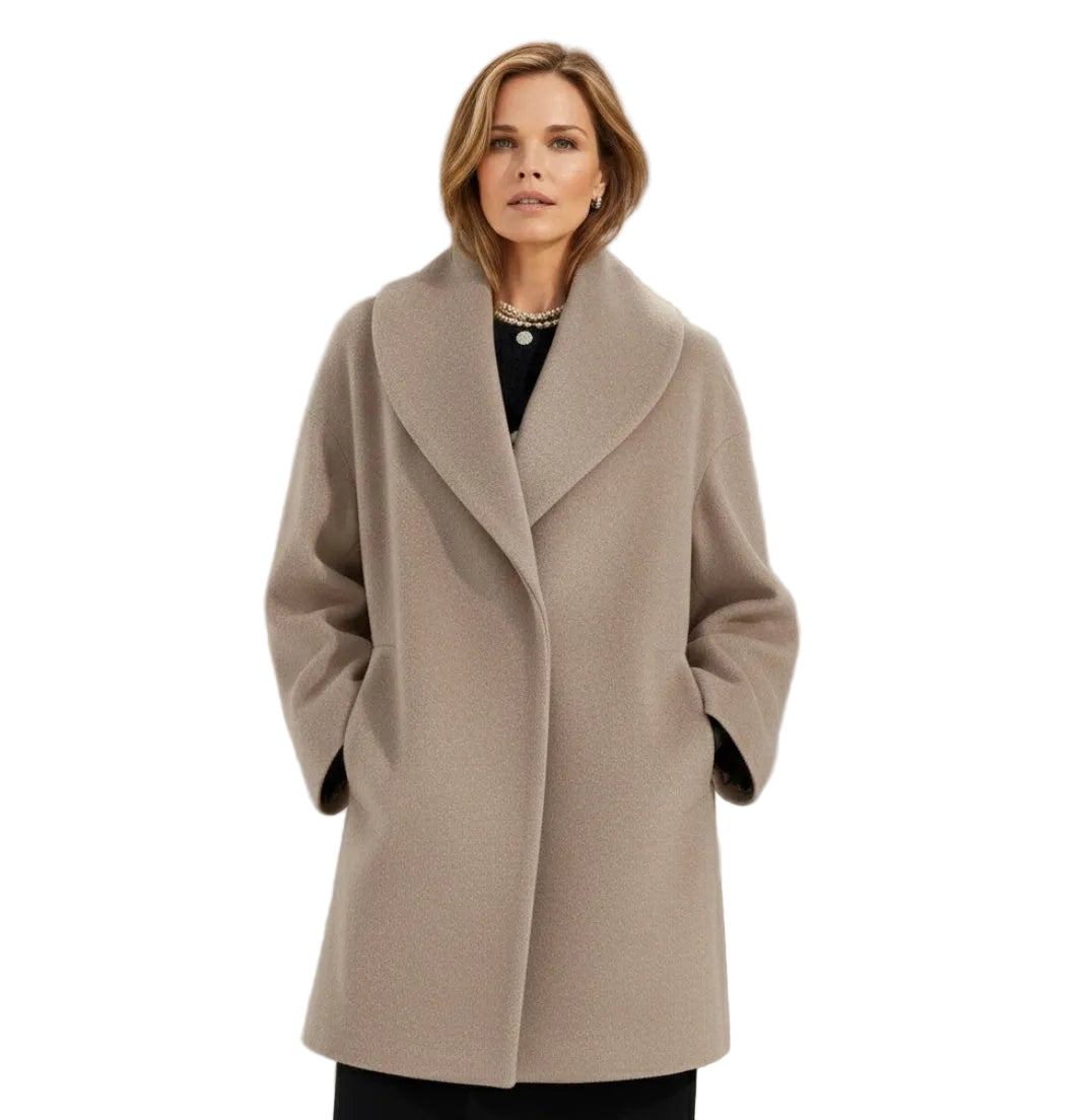 Élyane™ – Manteau cocon chic, chaleur douce & élégance naturelle
