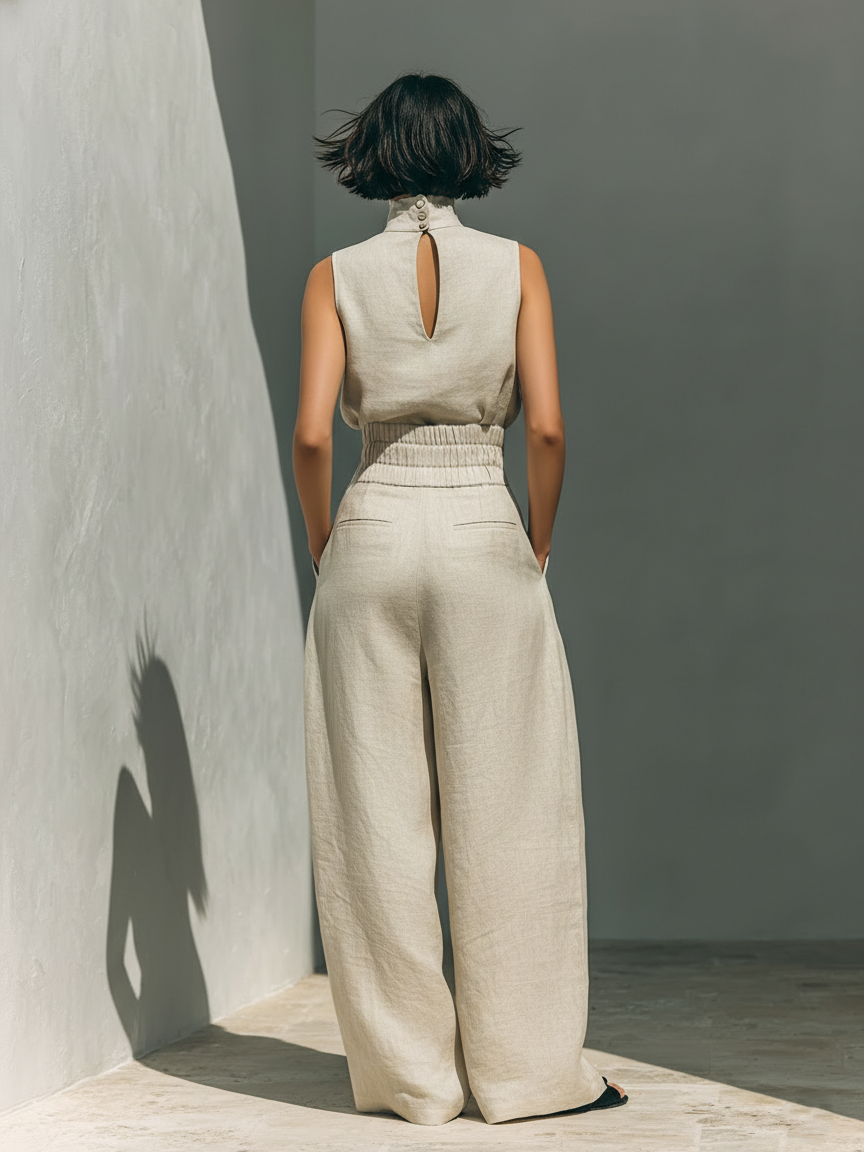 Maria – Completo Lino & Cotone Eleganza Naturale