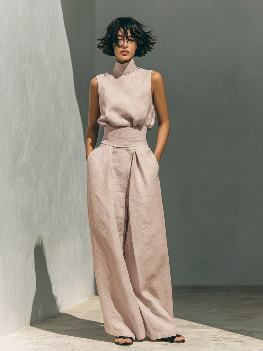 Maria – Completo Lino & Cotone Eleganza Naturale