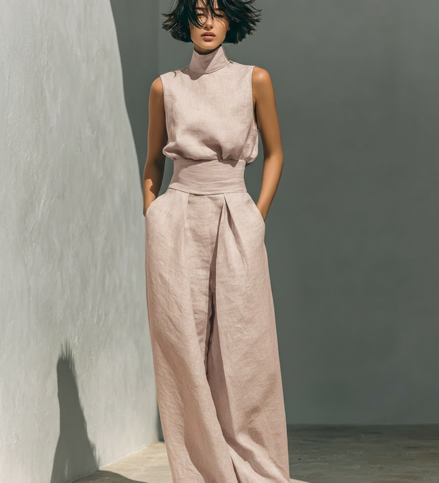 Maria – Completo Lino & Cotone Eleganza Naturale