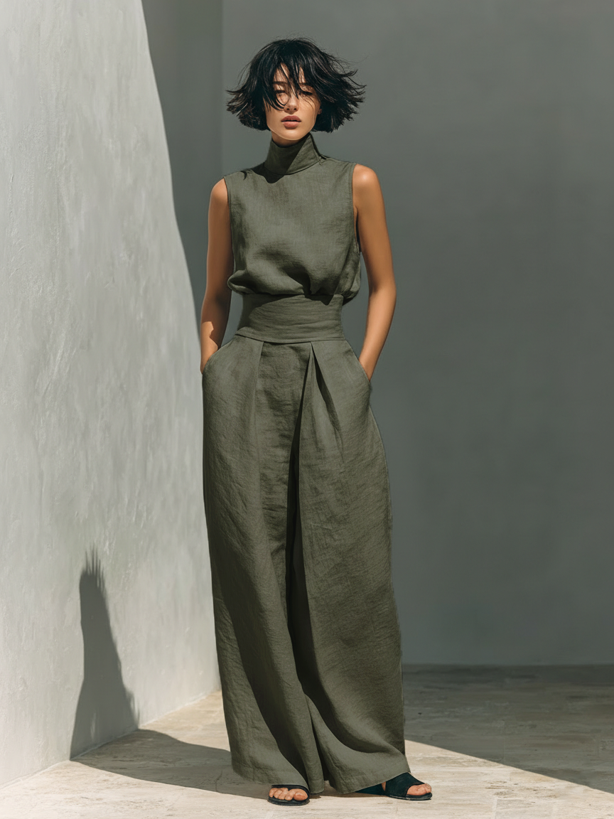 Maria – Completo Lino & Cotone Eleganza Naturale