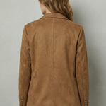Giulietta – Structured shoulders – Suede blazer