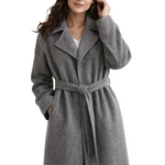 Kaith™ | Elegant Belted Long Coat
