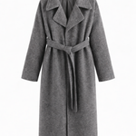 Kaith™ | Elegant Belted Long Coat