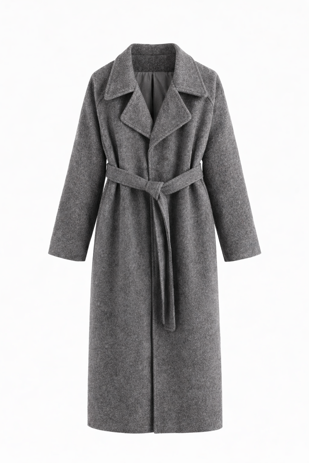 Kaith™ | Elegant Belted Long Coat