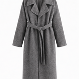 Kaith™ | Elegant Belted Long Coat