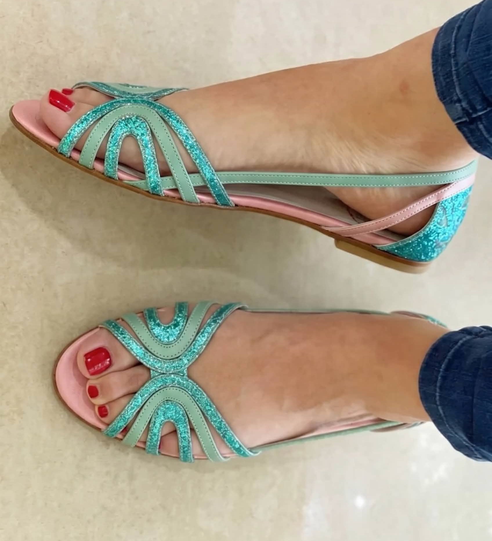 GOLDEN SUMMER SANDALS