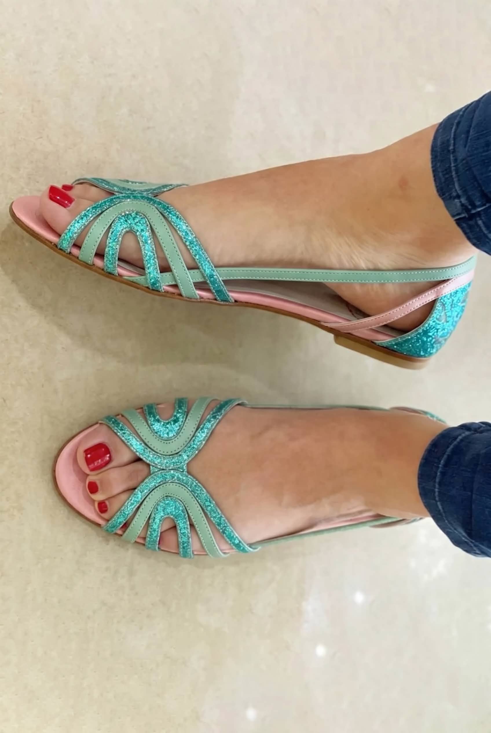 GOLDEN SUMMER SANDALS