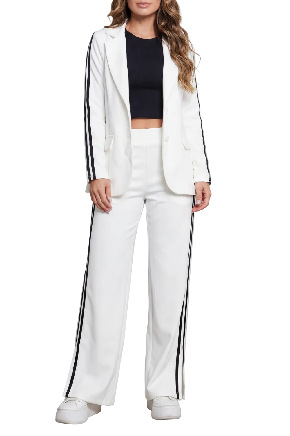 Ishie – Stripe detail – Sporty elegance set