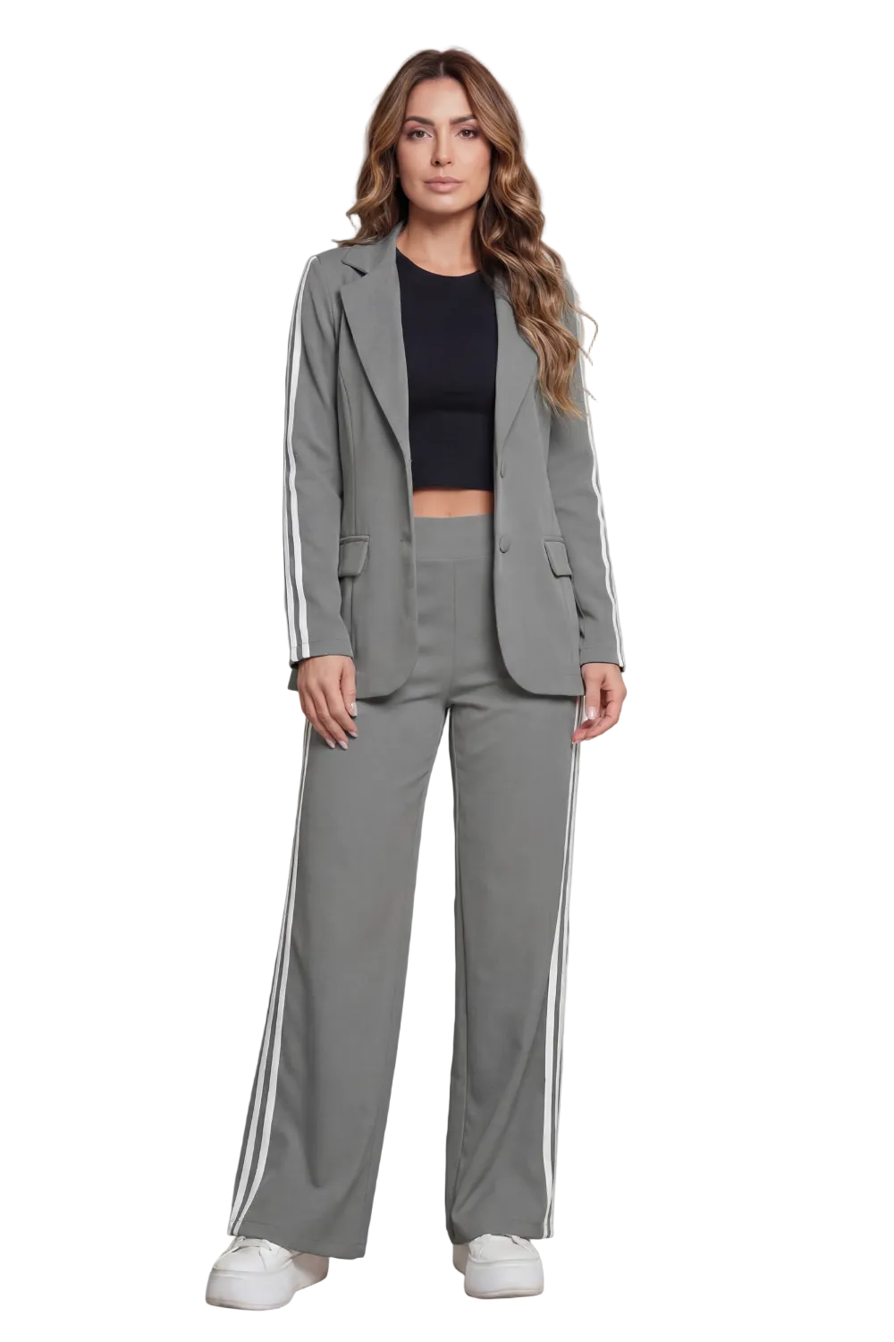 Ishie – Stripe detail – Sporty elegance set