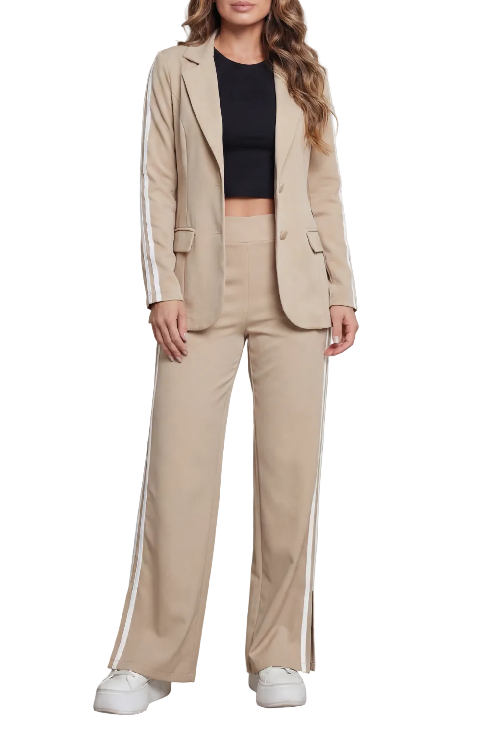 Ishie – Stripe detail – Sporty elegance set