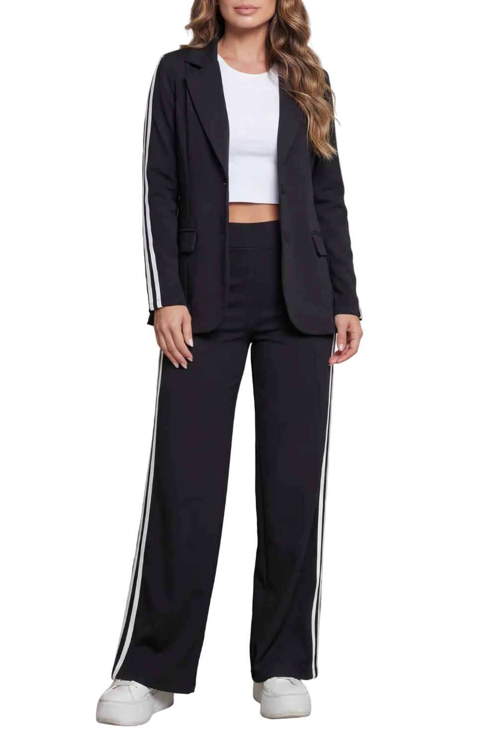Ishie – Stripe detail – Sporty elegance set