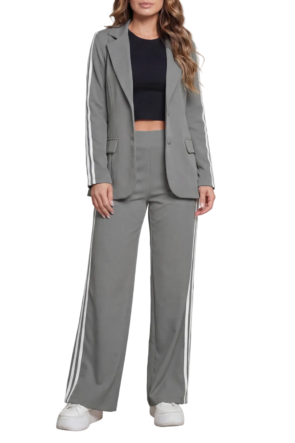Ishie – Stripe detail – Sporty elegance set