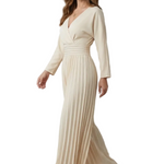 Isla – Pleated Wide-Leg Jumpsuit – Effortless Elegance