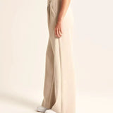 ELEGANT WIDE-LEG TROUSERS