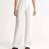 ELEGANT WIDE-LEG TROUSERS