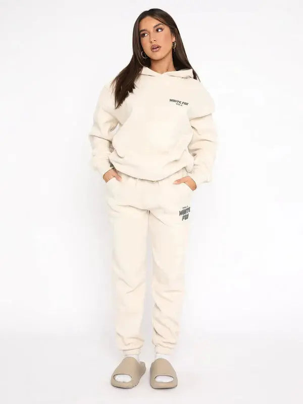 Soft Relaxed Fit Hoodie and Jogger Set for Everyday Comfort