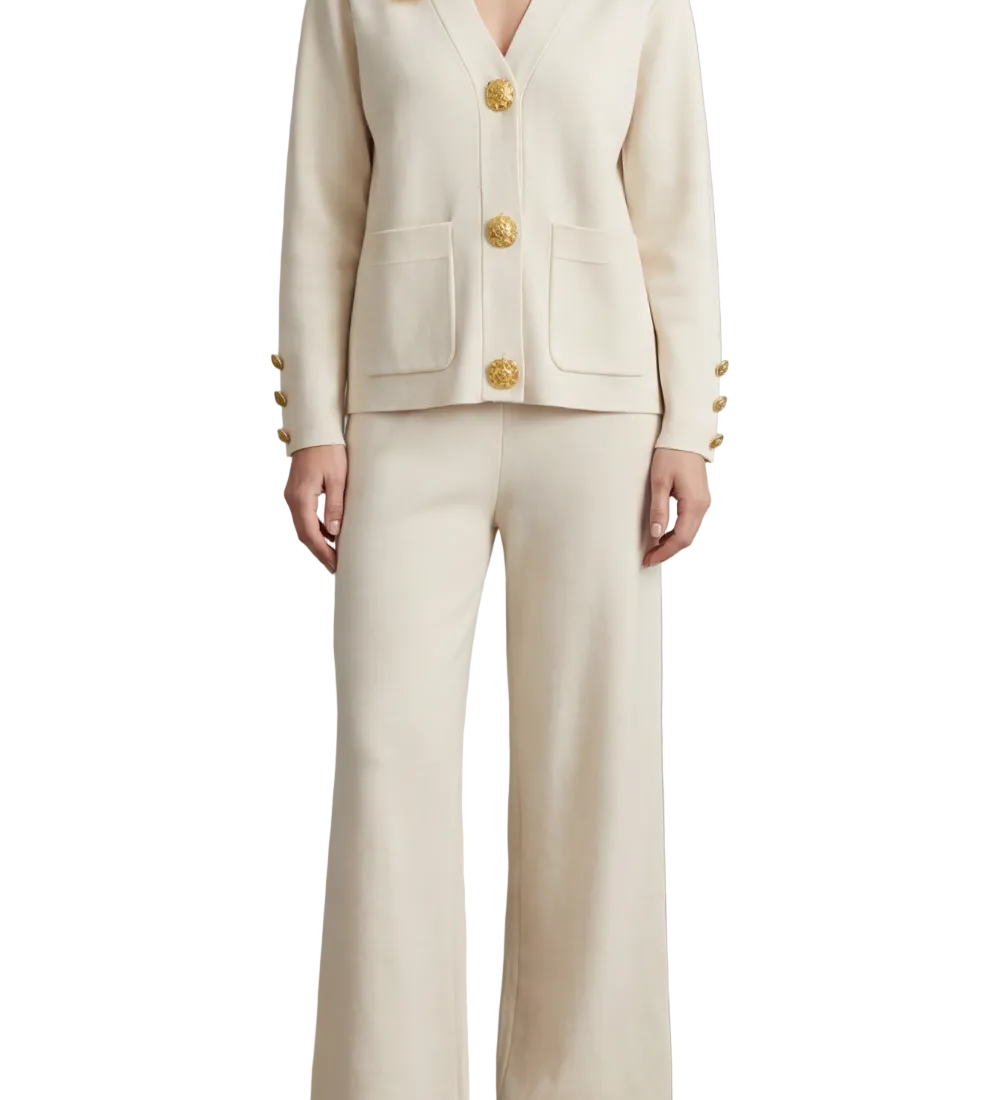 Livia – Gold button detail – Buttoned lounge set