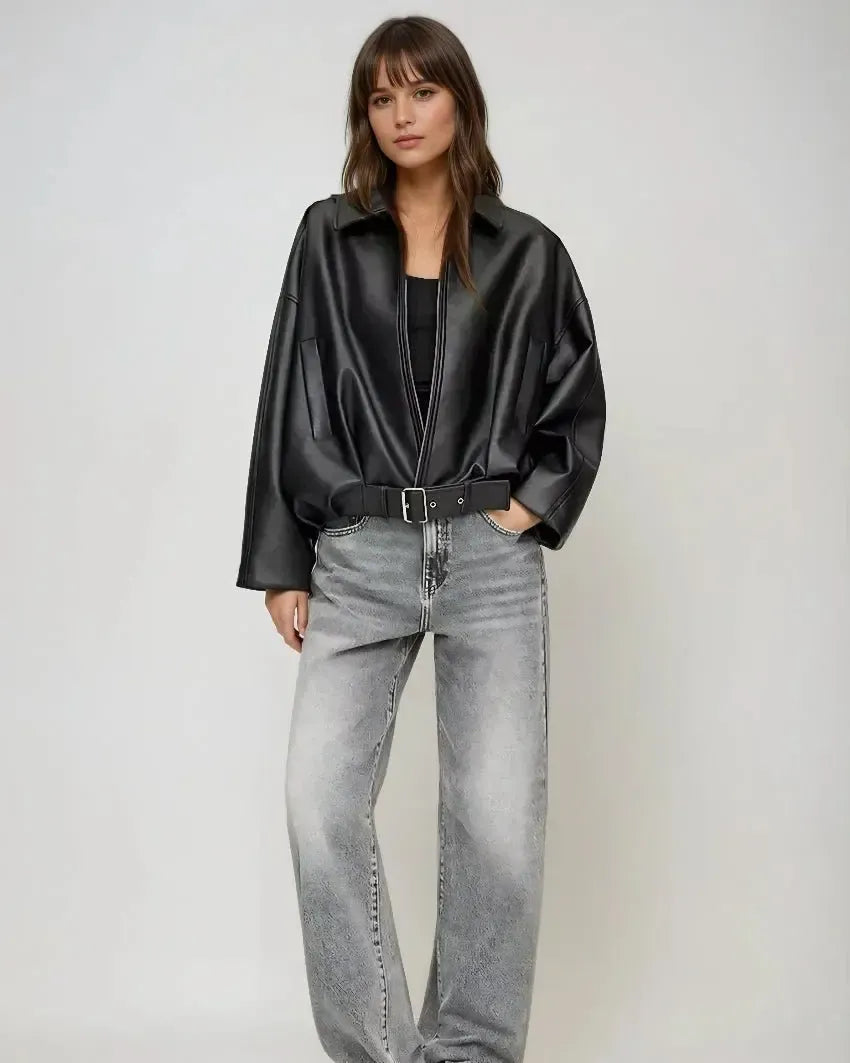 Louise | giacca in pelle vegana