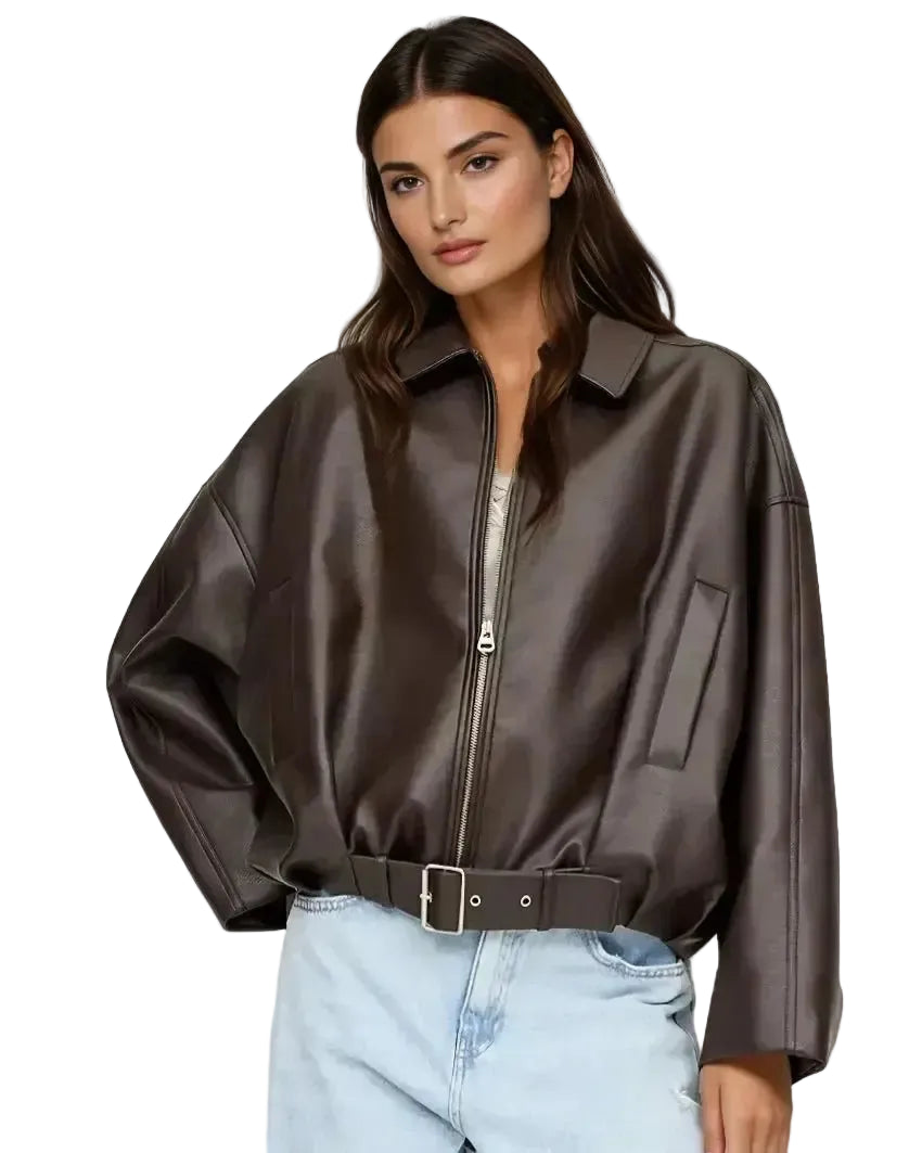 Louise | giacca in pelle vegana
