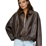 Louise | giacca in pelle vegana