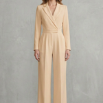 Meilun – Slant-breasted Mid-waist Pantsuit – Elegant Commuter Jumpsuit