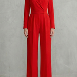 Meilun – Slant-breasted Mid-waist Pantsuit – Elegant Commuter Jumpsuit