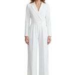 Meilun – Slant-breasted Mid-waist Pantsuit – Elegant Commuter Jumpsuit