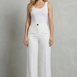 Mirelline – Sleek tailoring – High-waist straight-leg trousers
