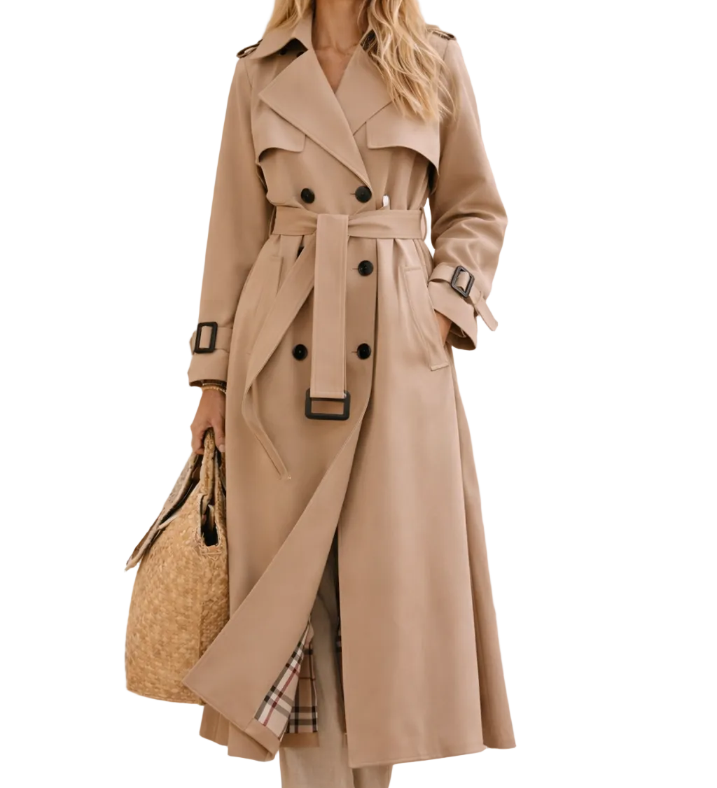 ELEGANT TIMELESS TRENCHCOAT