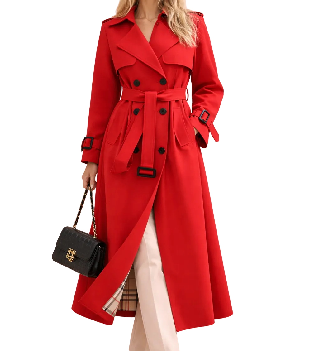 ELEGANT TIMELESS TRENCHCOAT